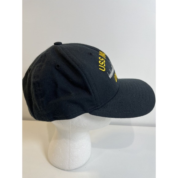 Vtg USS NASHVILLE LPD-13 Navy Blue Hat Sz M-L New Era USA Vintage Ship Embroider - Picture 2 of 5